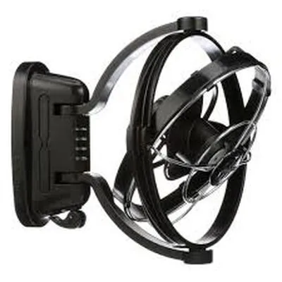 Sirocco II, 12V Gimbal Fan Blk